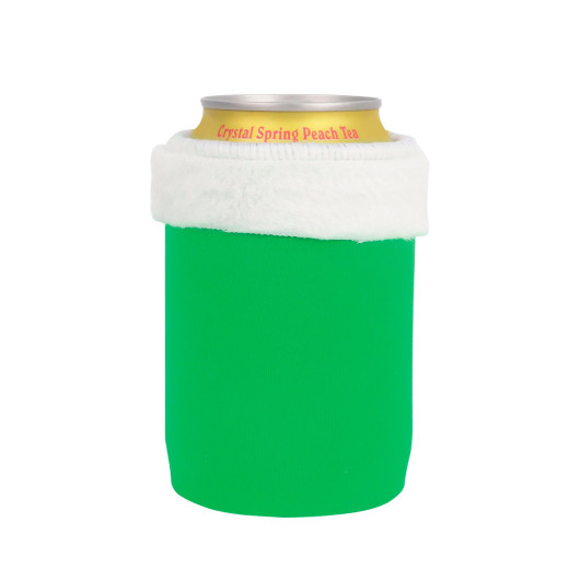 Green Christmas Stubby Coolers